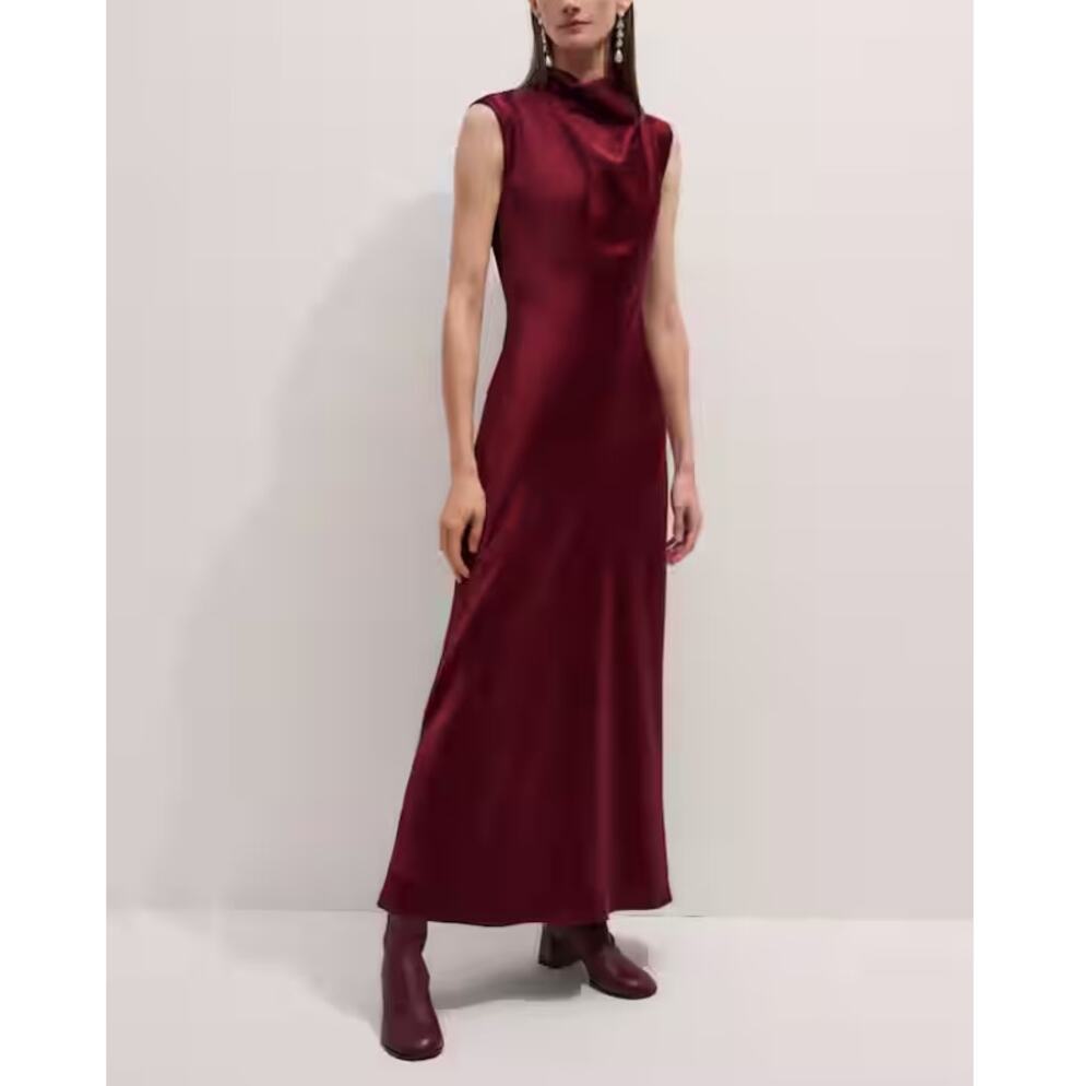 ME+EM Evening Maxi Dress Women's Deep Ruby Red  Size 10